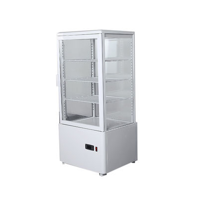 Cửa hàng tiện lợi Máy làm lạnh màn hình phẳng 4 mặt đứng