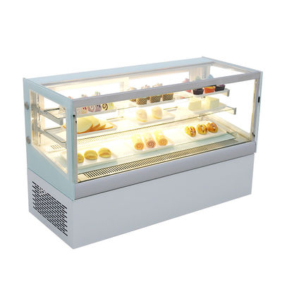 Cửa kính trượt 130L Bánh Bàn làm lạnh Hiển thị hàng đầu